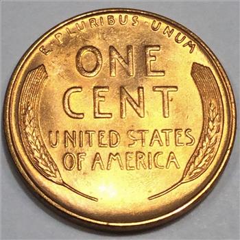 1939 Gem Uncirculated Red Lincoln Wheat Cent Penny Beautiful Coin