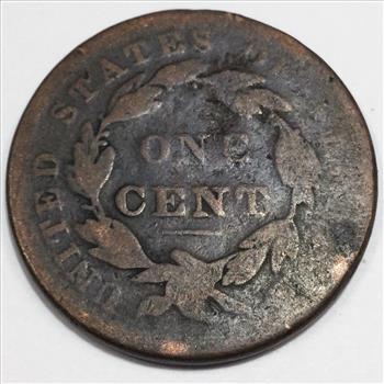 1838 Coronet Head Large Cent Beautiful Coin 