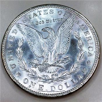1889 Uncirculated Morgan Silver Dollar Beautiful Coin 