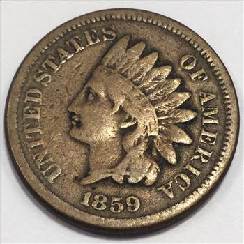 1859 Indian Head Penny Beautiful Coin Rare Date 