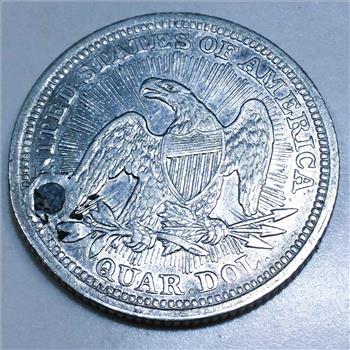 1853 Seated Liberty Quarter Beautiful Coin
