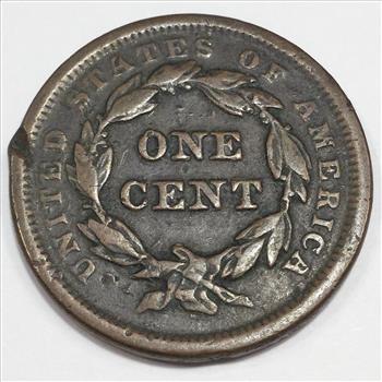 1843 Braided Hair Large Cent Beautiful High Grade Coin
