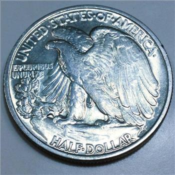 1937 Uncirculated Walking Liberty Half Dollar Beautiful Coin Rare Date 