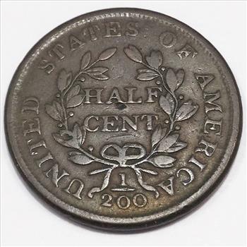 1804 Draped Bust Half Cent Beautiful High Grade Coin Rare Date 