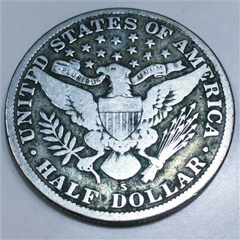 1915-S Barber Half Dollar Beautiful Coin Rare Date
