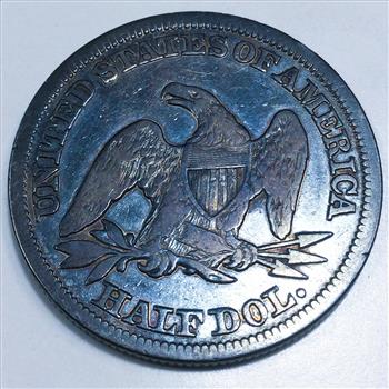 1846 Seated Liberty Half Dollar Beautiful High Grade Coin Rare Date 