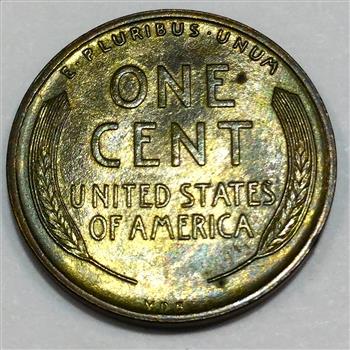 1909 VDB Uncirculated Lincoln Wheat Cent Penny Beautiful Coin