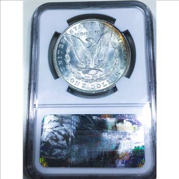 1887 Morgan Silver Dollar NGC MS63 Beautiful Coin