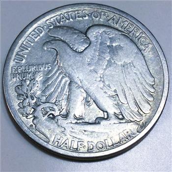 1917-S Reverse Walking Liberty Half Dollar Beautiful Coin Rare Date