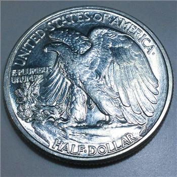 1942 Uncirculated Walking Liberty Half Dollar Beautiful Coin