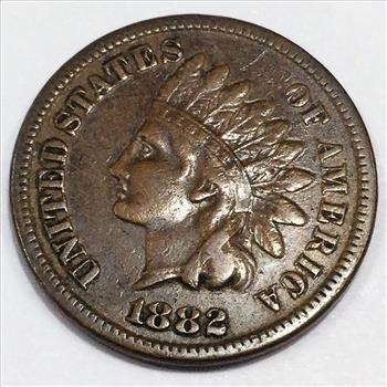 1882 Indian Head Penny Beautiful High Grade Coin