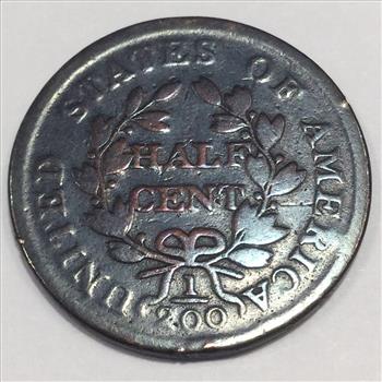 1804 Draped Bust Half Cent Beautiful Coin Rare Date 