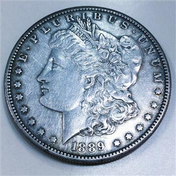 1889-S Morgan Silver Dollar Beautiful High Grade Coin Rare Date 