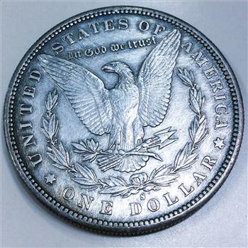 1889-S Morgan Silver Dollar Beautiful High Grade Coin Rare Date 