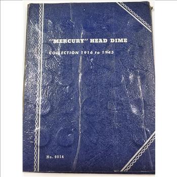 1916-1945 Mercury Dime Set. Missing 3 Coins