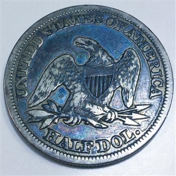 1843 Seated Liberty Half Dollar Beautiful High Grade Coin Rare Date 