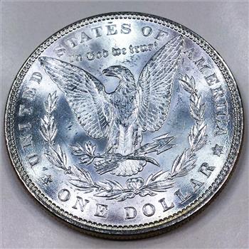 1887 Uncirculated Morgan Silver Dollar Beautiful Coin 