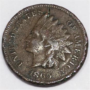 1865 Indian Head Penny Beautiful Coin Rare Date 
