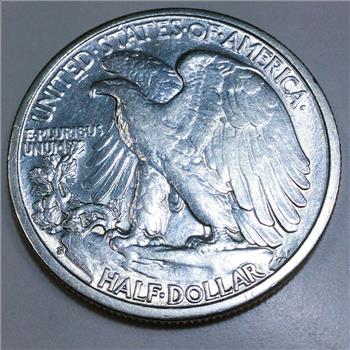 1944-S AU/BU Walking Liberty Half Dollar Beautiful Coin