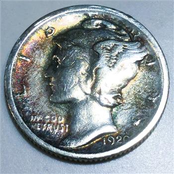 1920-S Mercury Silver Dime Beautiful Coin Rare Date