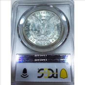 1896 Morgan Silver Dollar PCGS MS62 Beautiful Coin