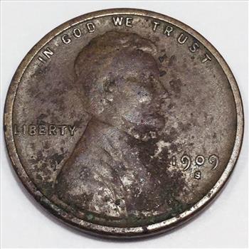 1909-S Lincoln Wheat Cent Penny Beautiful Coin Rare Date 