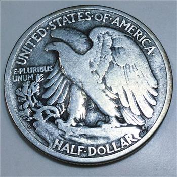 1917-S Reverse Walking Liberty Half Dollar Beautiful Coin Rare Date