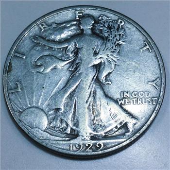 1929-D Walking Liberty Half Dollar Beautiful High Grade Coin Rare Date