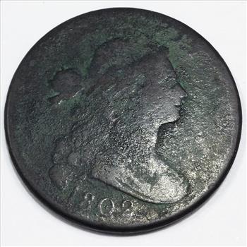 1802 Draped Bust Large Cent Beautiful Coin Rare Date