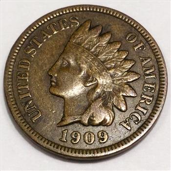 1909-S Indian Head Penny Beautiful High Grade Coin Very Rare Date