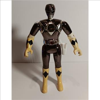 Metallic Black Ranger Vintage Power Rangers Movie Action Figure 1995 Adam