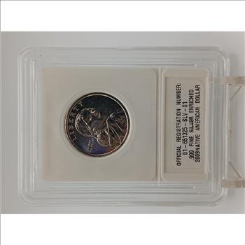 2009 .999 Fine Silver Enriched Sacagawea Dollar