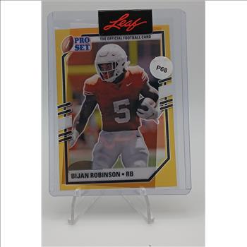 2022 Leaf Pro Set 1of 1 Unsigned Proof Bijan Robinson  Rookie Card 