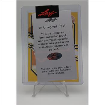 2022 Leaf Pro Set 1of 1 Unsigned Proof Bijan Robinson  Rookie Card 