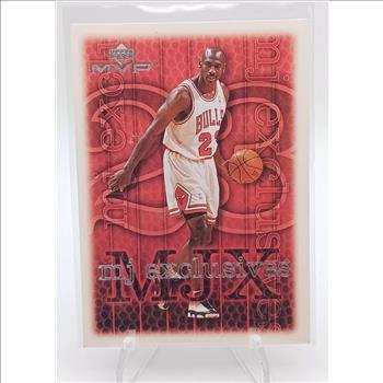 Michael Jordan 1999-00 Upper Deck MVP MJ Exclusives MJX #207 Sports Card JC90