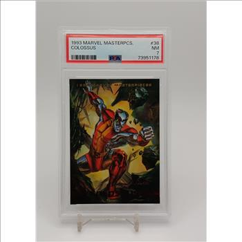 Graded 1993 Marvel Masterpieces Colossus NM 7