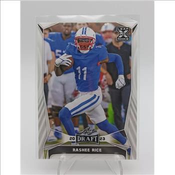 Rashee Rice 2023 Leaf Draft XRC Card #66 Rookie Card JC266