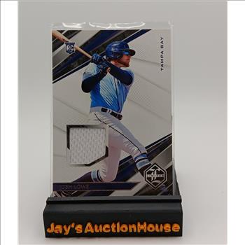 2022 Panini Chronicles Limited Josh Lowe Worn Jersey #LS-JL Sports Card