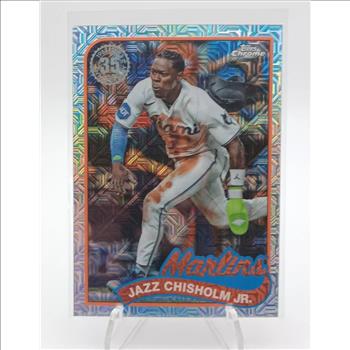 Jazz Chisholm Jr. 2024 Topps Series 1 Silver Pack Mojo #T89C-92 Sports Card JC306
