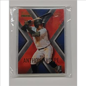 2023 Wild Card Matte X-Plode #MXP-AV Anthony Volpe 91/100 Rookie Card 