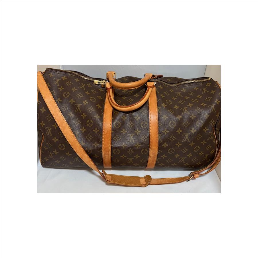 Preloved Louis Vuitton Monogram Keepall Bandouliere 55 Double Checked by Entrupy