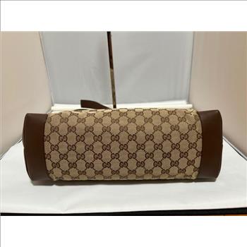 Vintage Gucci Canvas Tote Bag double checked by Entrupy