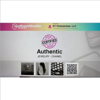 Vintage Chanel Silver Mesh Bangle Bracelet Double Checked by Authenticate First