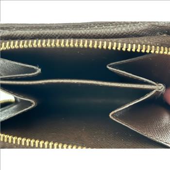 Vintage Louis Vuitton Damier Compact Zip Bifold Wallet Double check by Entrupy