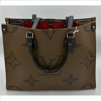 Louis Vuitton Luxury Preowned Onthego Tote double checked by Entrupy