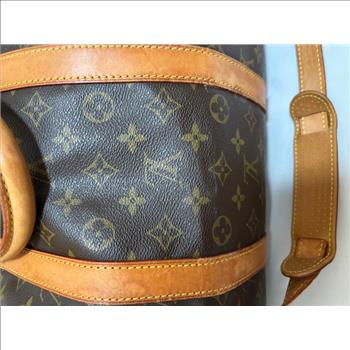 Preloved Louis Vuitton Monogram Keepall Bandouliere 55 Double Checked by Entrupy