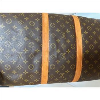 Preloved Louis Vuitton Monogram Keepall Bandouliere 55 Double Checked by Entrupy