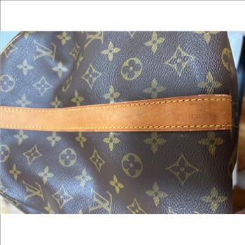 Preloved Louis Vuitton Monogram Keepall Bandouliere 55 Double Checked by Entrupy