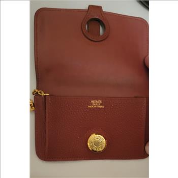 Vintage Hermes 2002 Dogon Card Holder