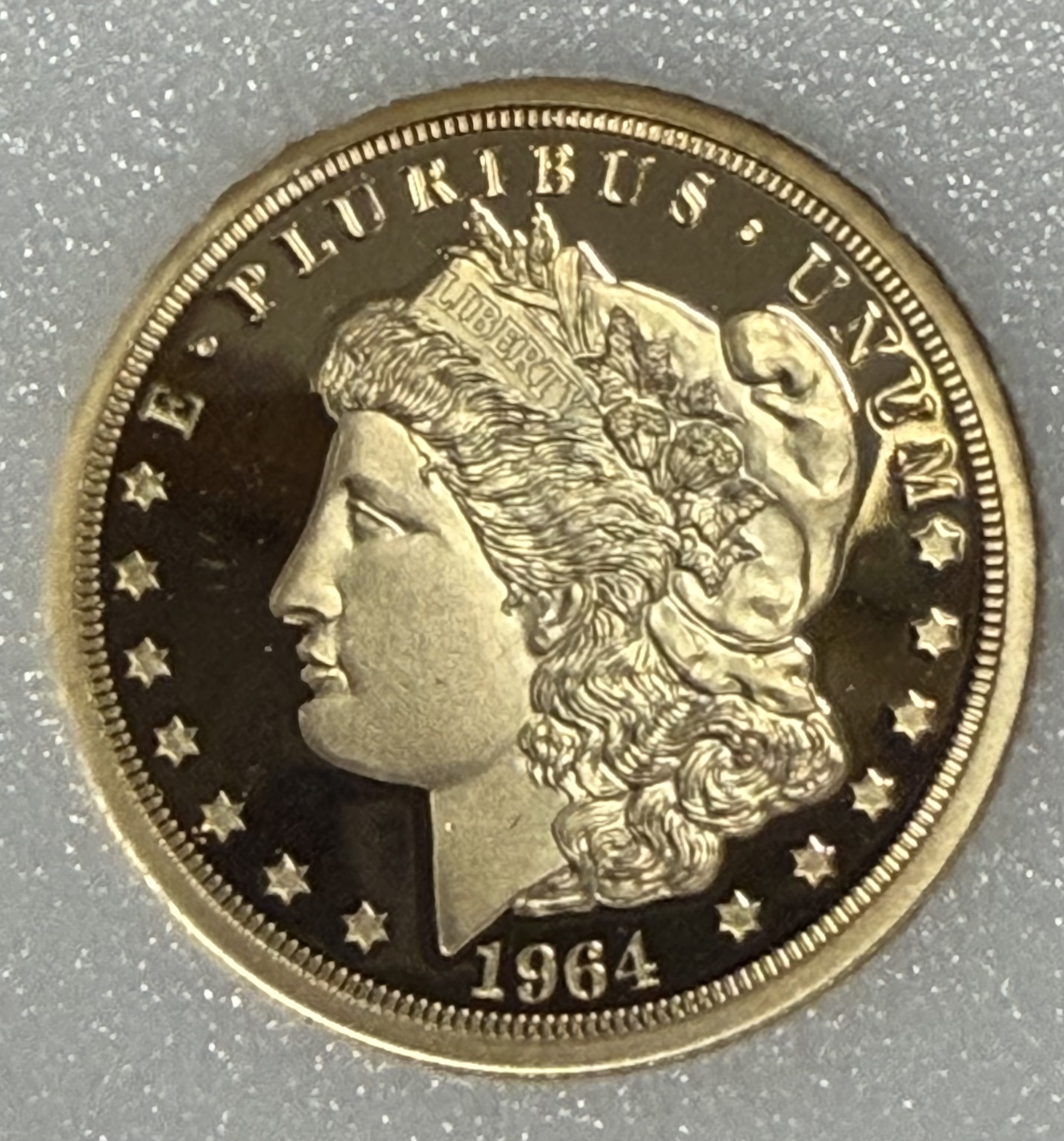 Cook Islands 2022 $5 Gold 1/10oz of .24 Gold Proof Morgan Design